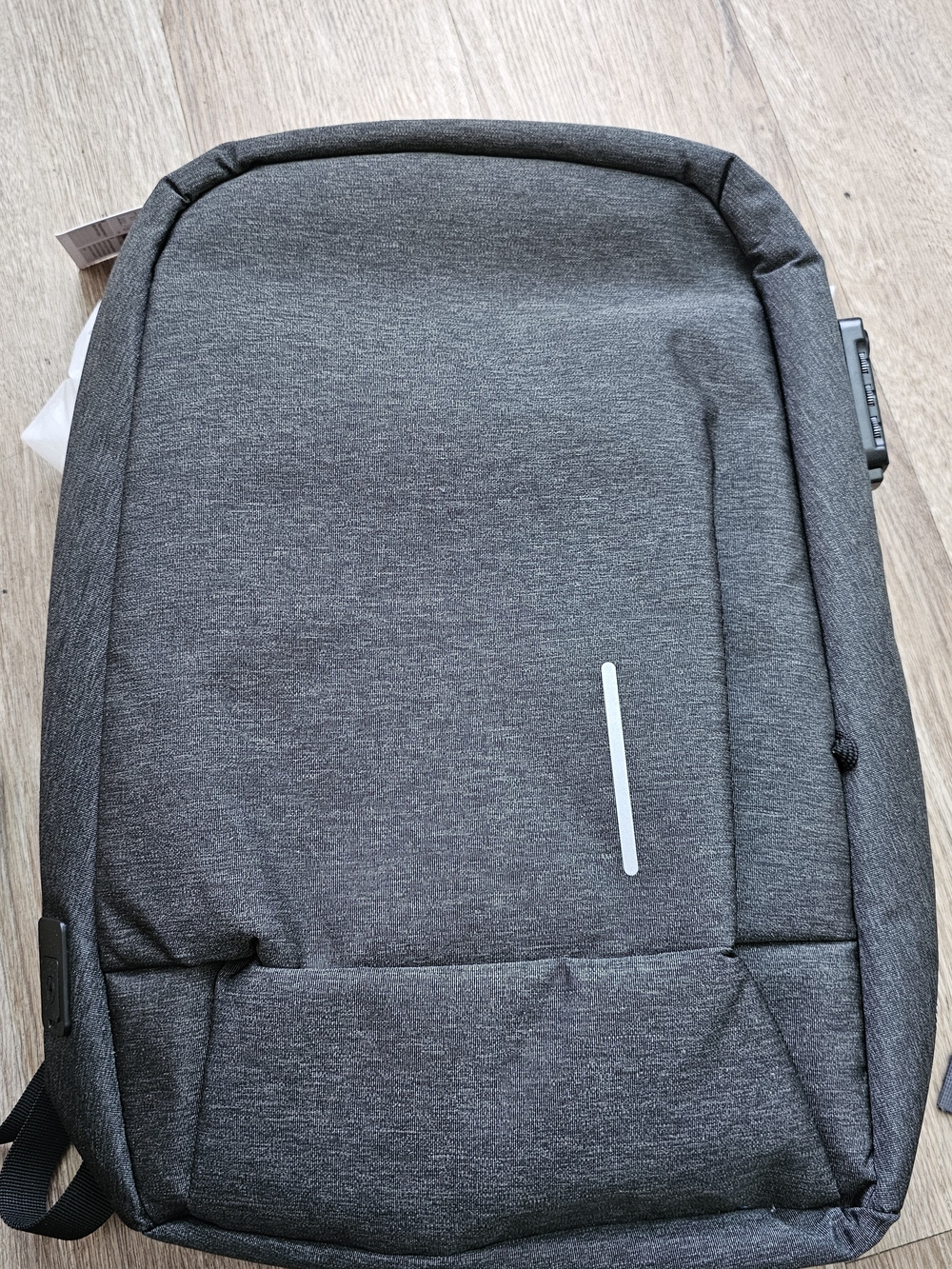 Anti-Theft Gray Laptop Backpack - Sleek Urban Pack